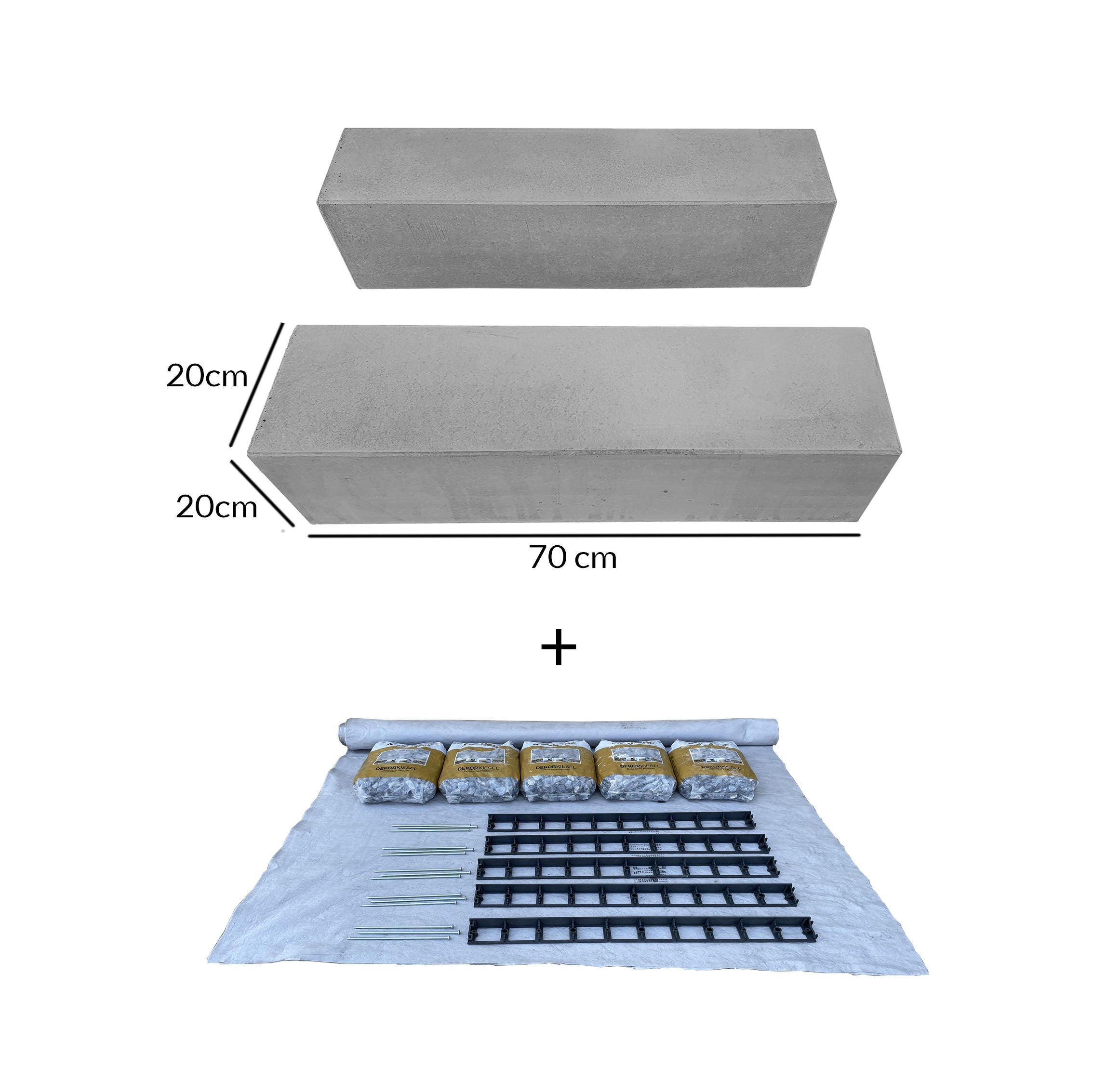 Fundament für Wärmepumpe