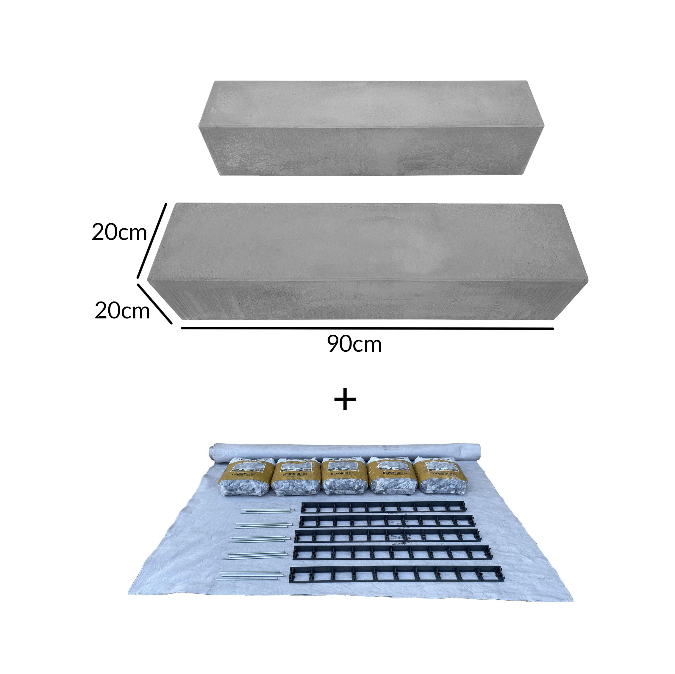 Fundament für Wärmepumpe