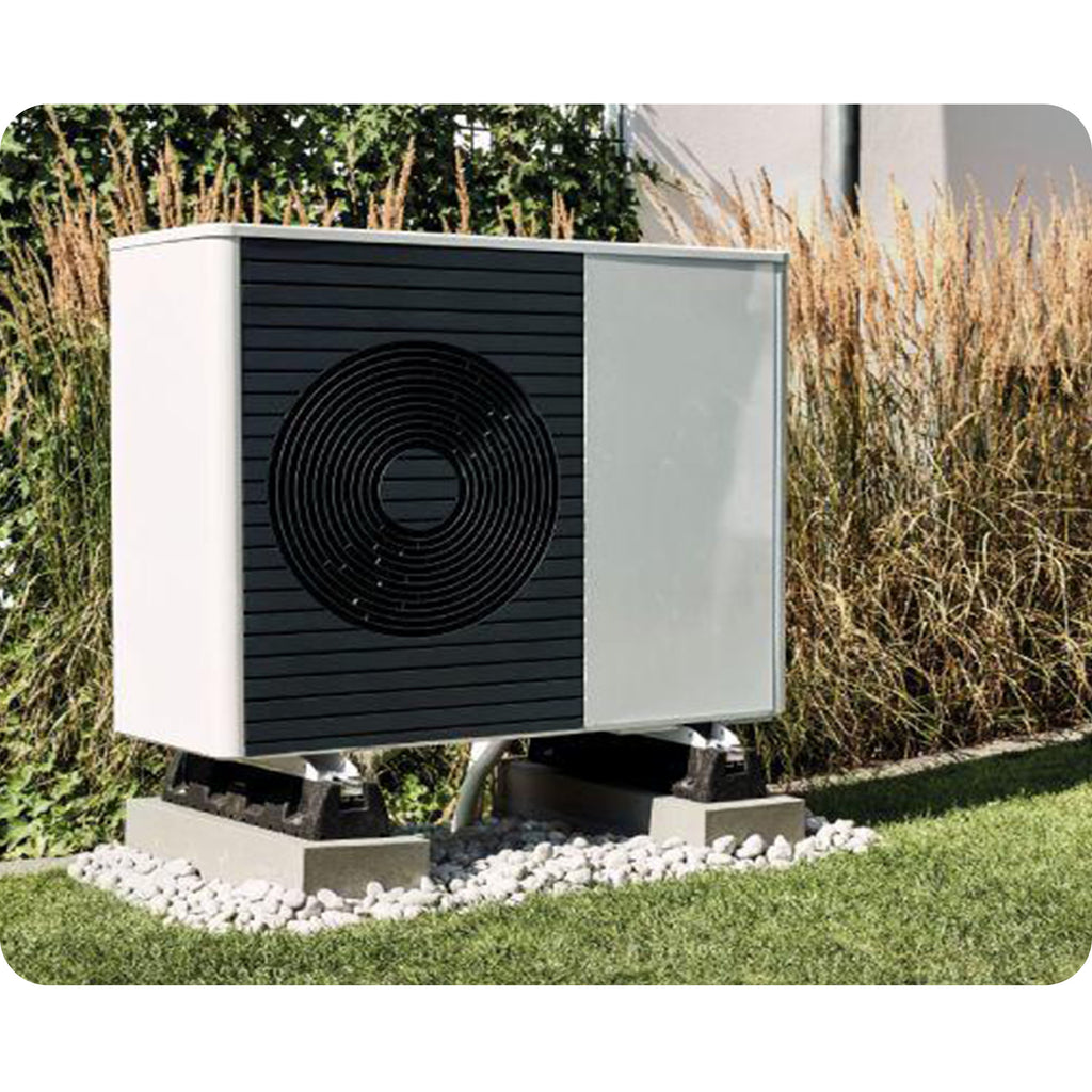 Fundament für Wärmepumpe